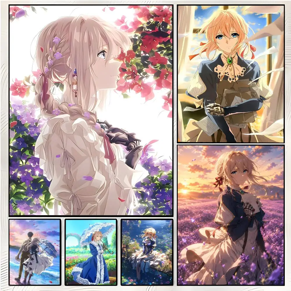 healing anime v-violet Evergarden Poster Superior Home Space  Indoor Decorative Art & Home Decor