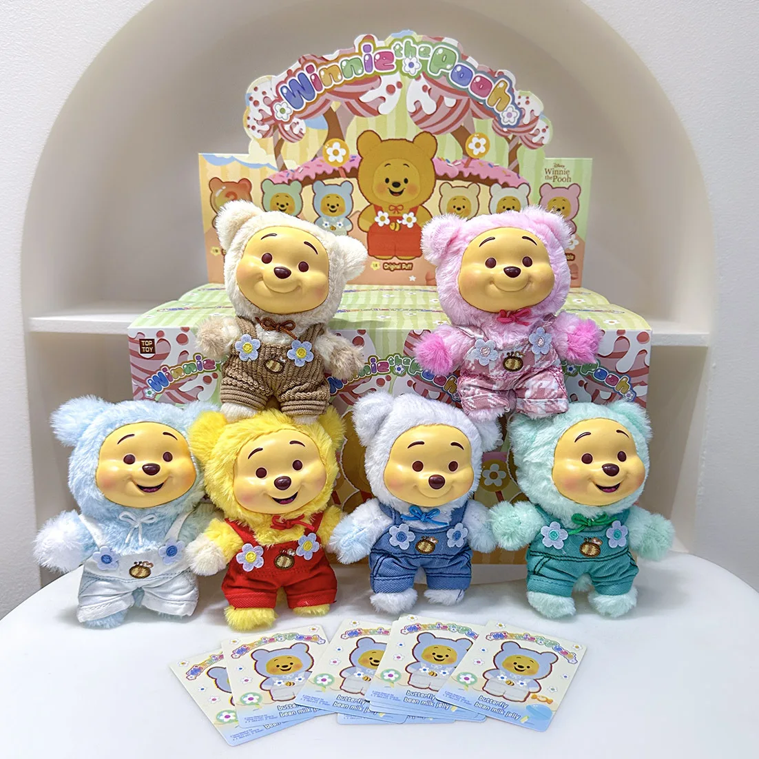 

Toptoy Little Bear Puff Candy Candy Виниловые плюшевые брюки с ремешком Серия Модная подвеска ручной работы