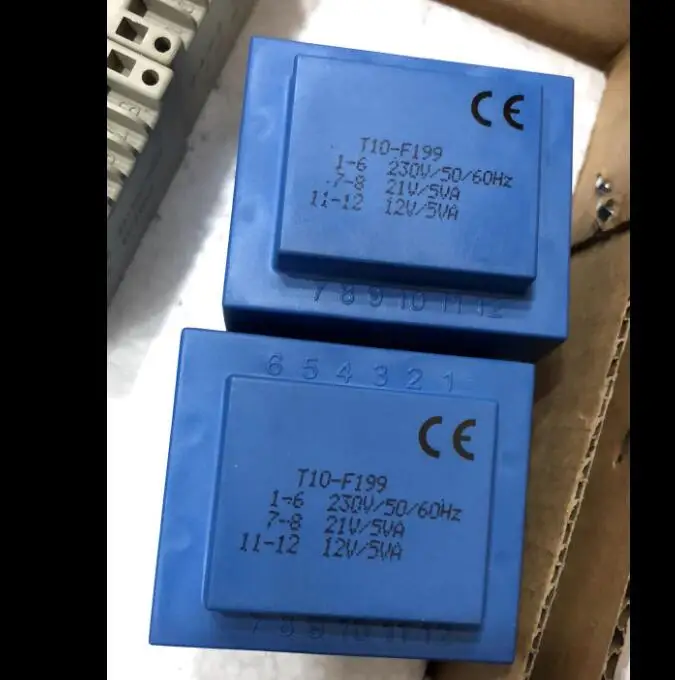 T10-F199 Sealed Plug In PCB Board 4P Welding Power Isolation Epoxy Potting Transformer