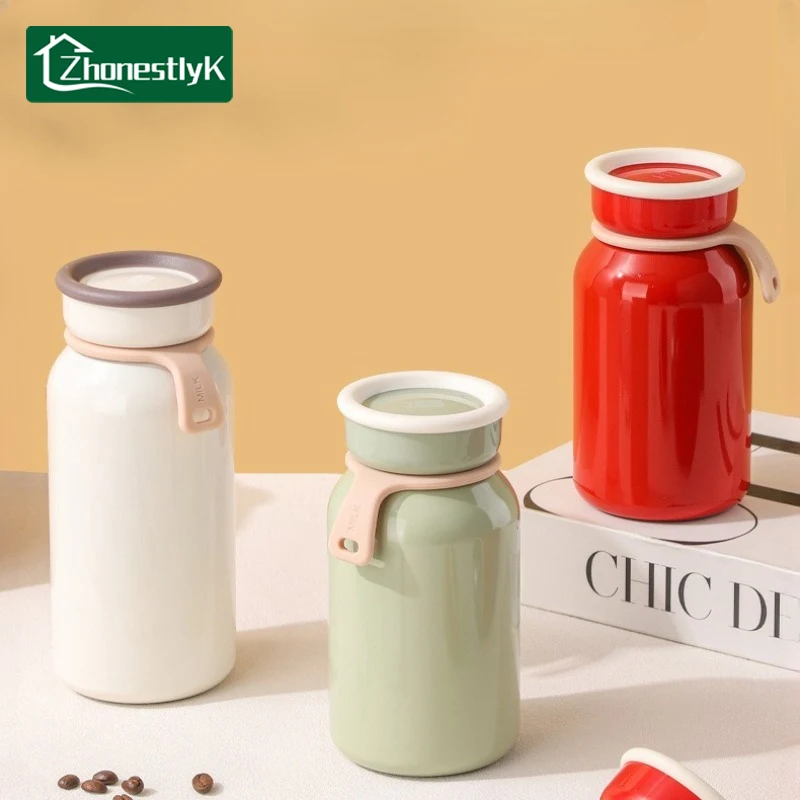 

400 мл милая японская бутылка для молока, уличный термос, портативная термокружка, стакан, термос, бутылка для холодной и горячей спортивной воды