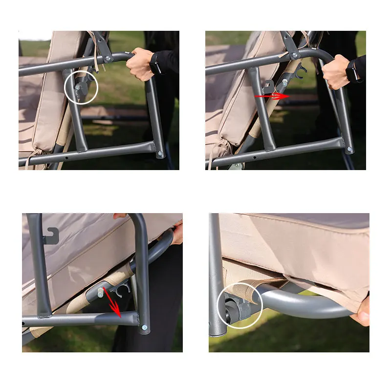 Courtyard Swing Garden Terrace Basket Cradle Chair Hanging Chair Outdoor Swing Balcony Swinging Chair Hanging Bed view 3