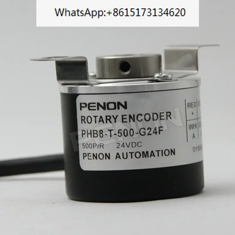 Spot PHB8-T-500-G24F rotary encoder with outer diameter of 38mm and shaft diameter of 8mm incremental encoder