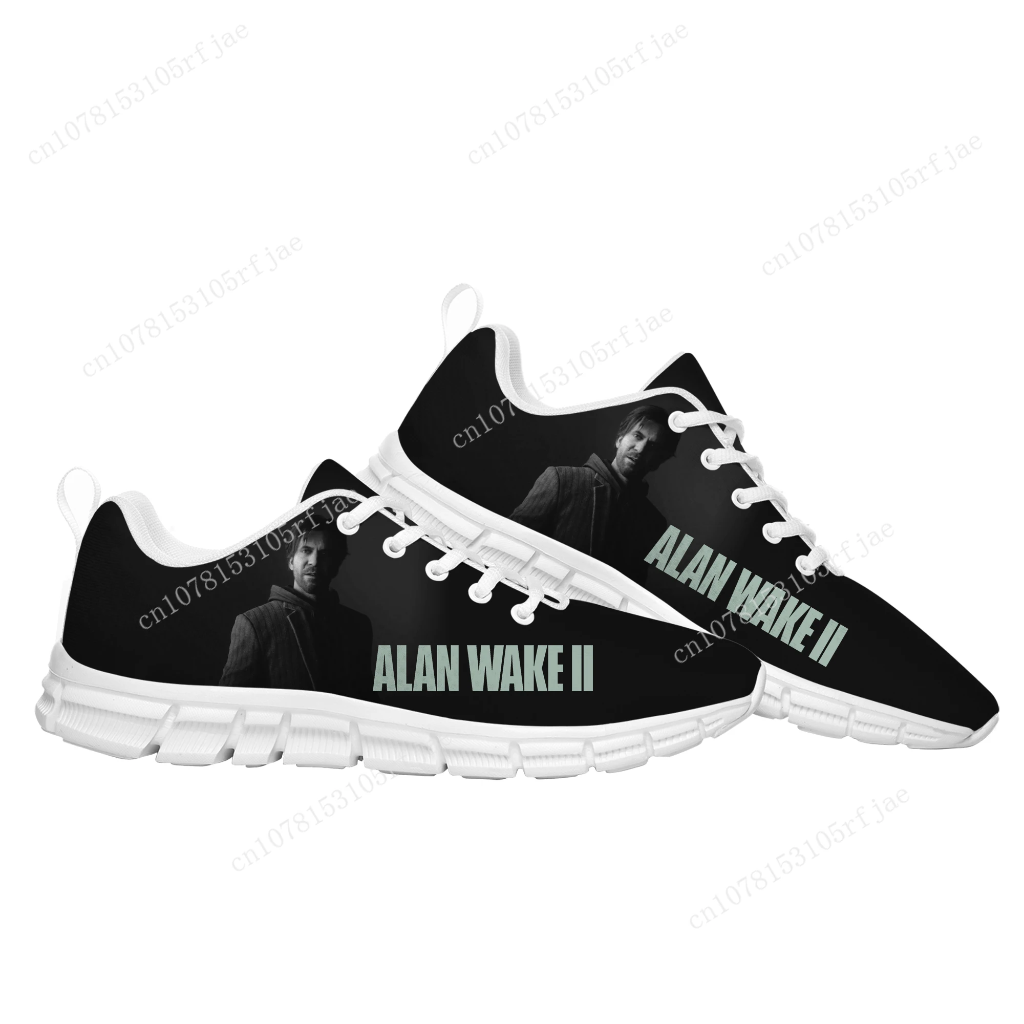 Chaussures de sport personnalisées pour hommes et femmes, chaussures de couple sur mesure, jeu 3D chaud, rencontre de mode pour adolescents, haute qualité, Alan Wake2