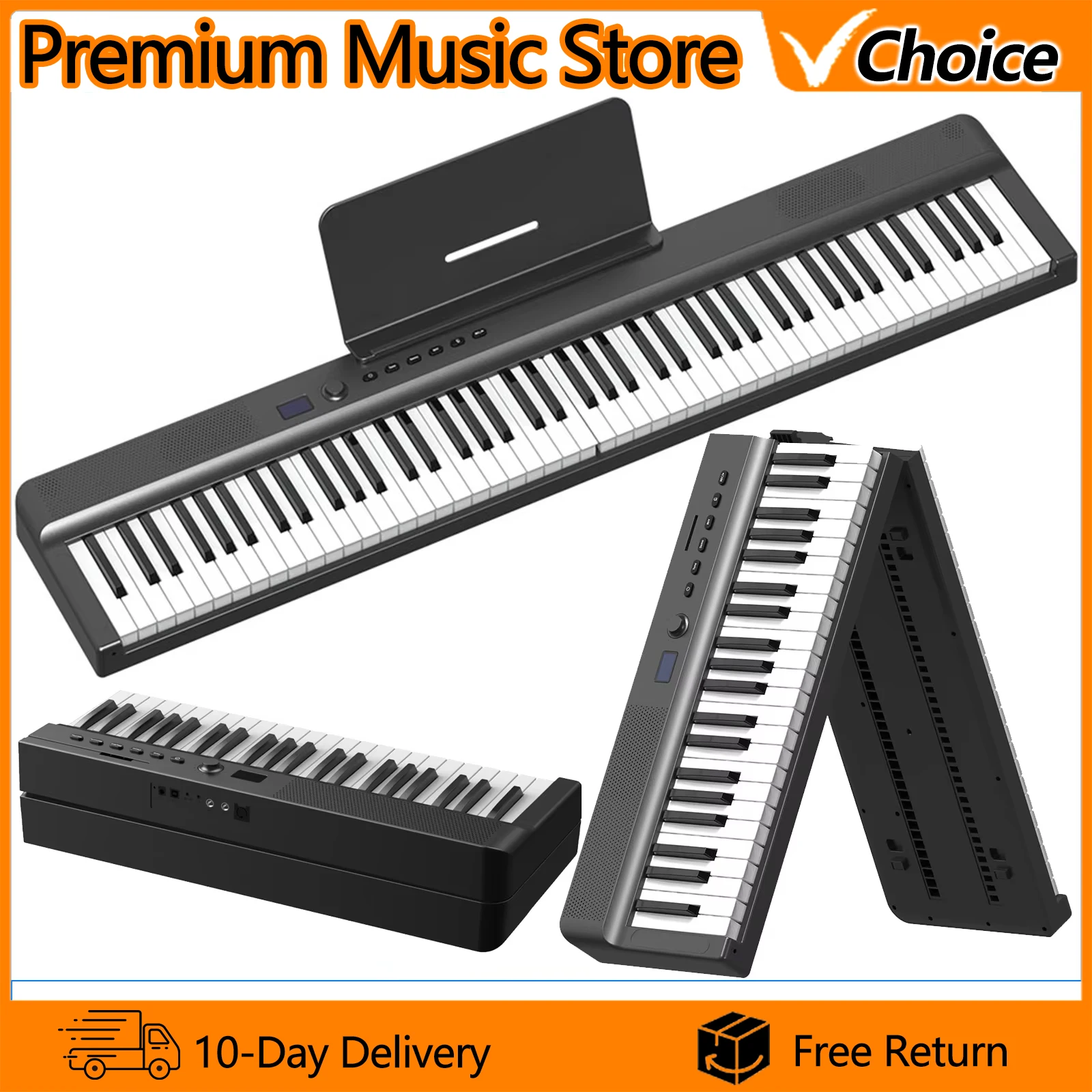 Musical Instrument Ending In A - IRIN 88 Keys Electronic Piano Folding