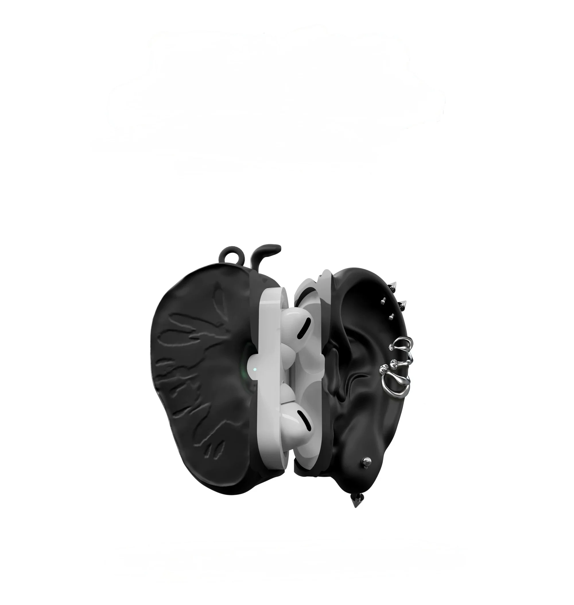 

Punk Ear Abi Earphone Case Protector, suitable for airPods, silicone all-cover earphone cover.