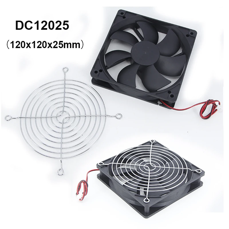 

2-Pin DC12025 DC 12cm Oil router Cooling Fan PC Computer Chassis Power 5V 12V 24V Cooler Fan