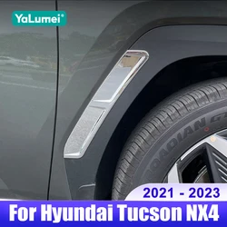 For Hyundai Tucson NX4 2021 2022 2023 2024 Hybrid N Line Car Body Front Rear Wheel Side Cover Trim Modification Accessories