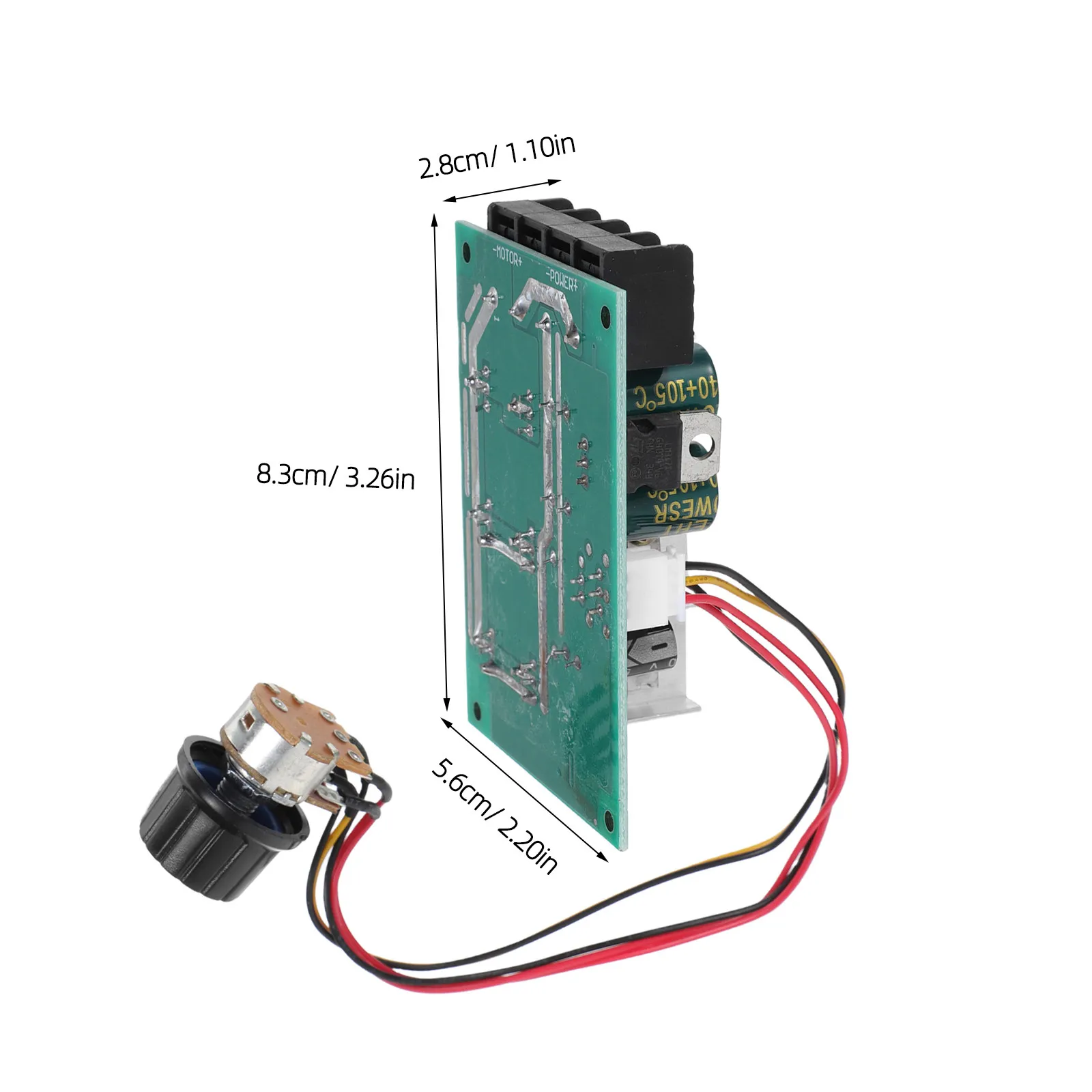 Dc Motor Speed Controller Kit Pwm Regulator for Brushed Dc Motors Precise Adjustable Speed Control Industrial Automation Smart