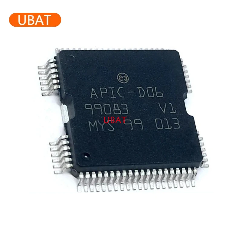 1-10PCS APIC-D06 APIC D06 Computer Injector Control Driver Module Chip IC QFP64 For Renault Koleos Automotive Engine