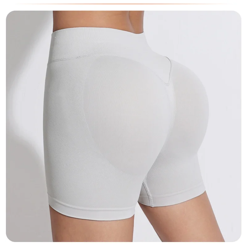 Peach Hip Lifting Suit Back Cross Sports Bra Shockproof Bra Quick Drying Shorts Set Gym Fitness Running Yoga Suit image 6