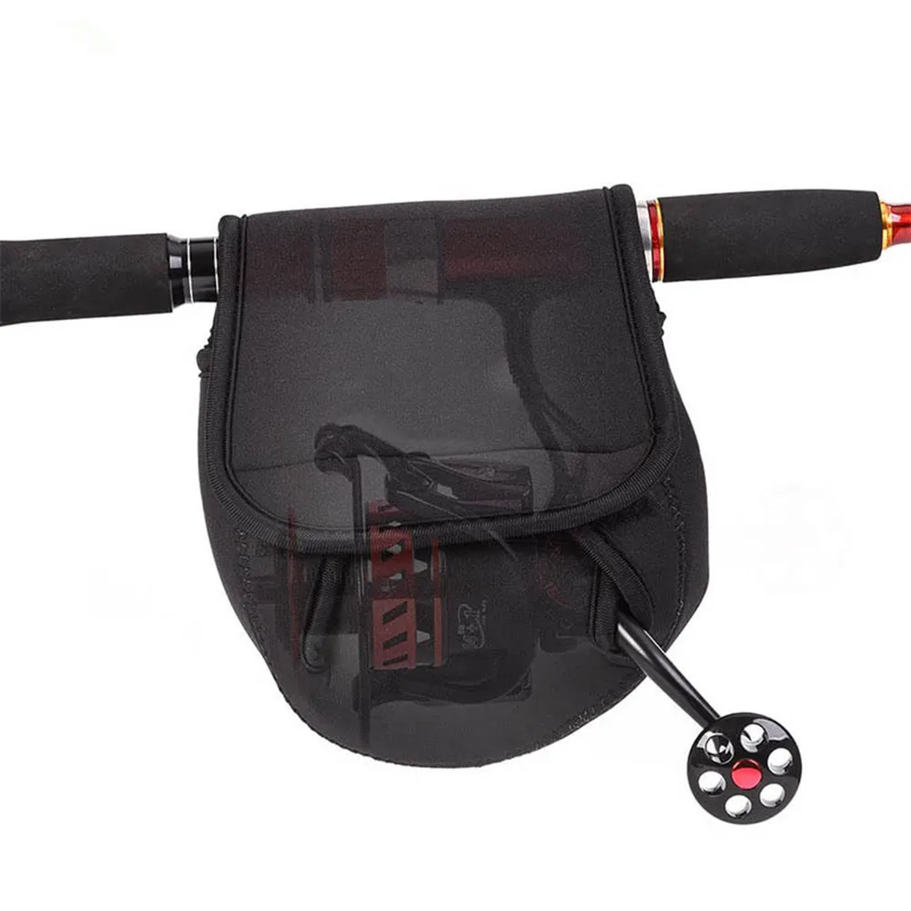 S/M/L Spinning Fishing Reel Cover Neoprene Wheel Protective Case Waterproof Reel Bag Storage Water Drop Wheel Package Outdoor image 3