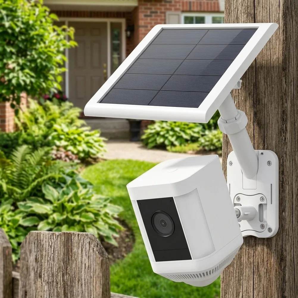 For Ring Camera Panel Mount Bracket FeatuFor Ring Dual-Mount Design and 1/4-inch Screw Hole for Secure Attachment