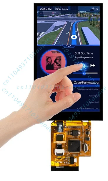 4.3 inch 480 * 800IPS LCD screen full interface industrial control LCD screen
