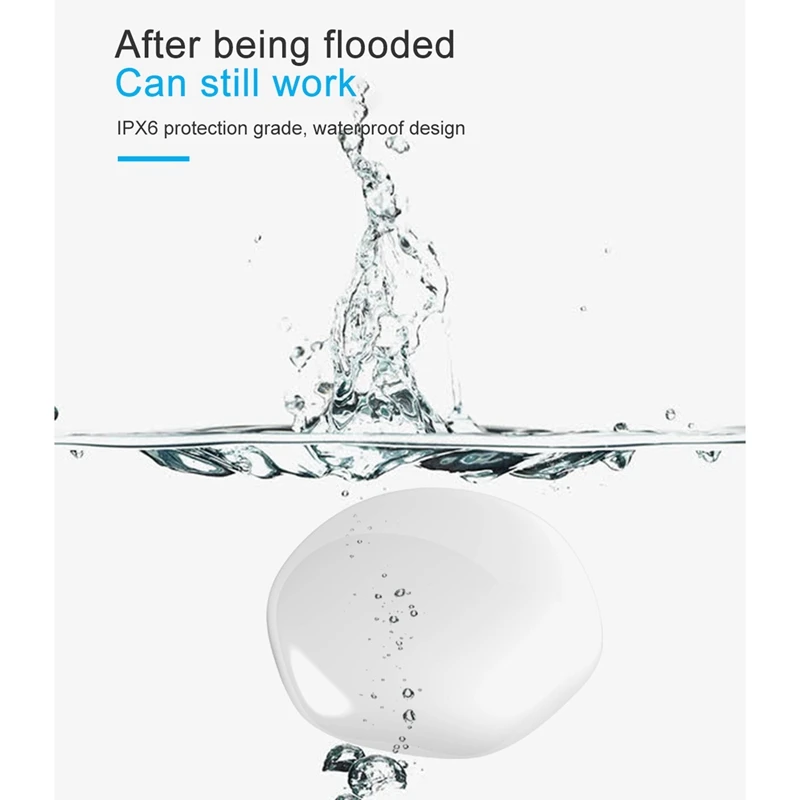 YFD22เซ็นเซอร์การแช่น้ำ Tuya เครื่องควบคุมสถานการณ์450mAh การรั่วไหลของน้ำและสัญญาณเตือนเซ็นเซอร์ล้น