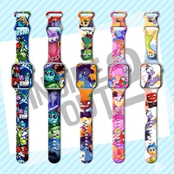 Disney Inside Out 2 Silicone Strap for Apple Watch Band 44 40 42 41 45 38mm 3 4 5 6 Bracelet IWatch Apple Watch 6 5 3 SE 7 8 9