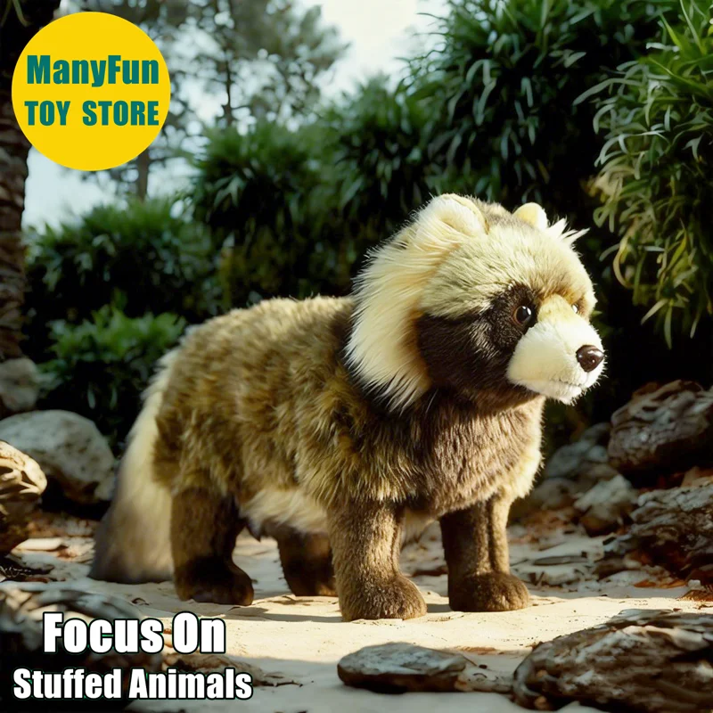 

Tanuki Plush Toy Realistic Raccoon Dog Plushie Lifelike Raccoon Dog Stuffed Animal Simulation Doll Toy Collectors