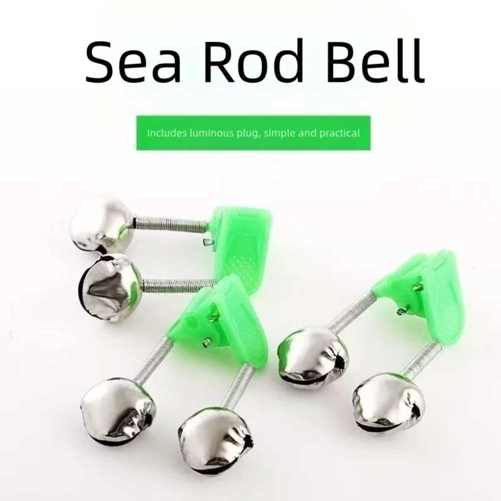 

Sea Fishing Rod Alarm Accessories - 5/10pcs Double Bell Bite Alarms Sturdy & Strong Vibration Reminder