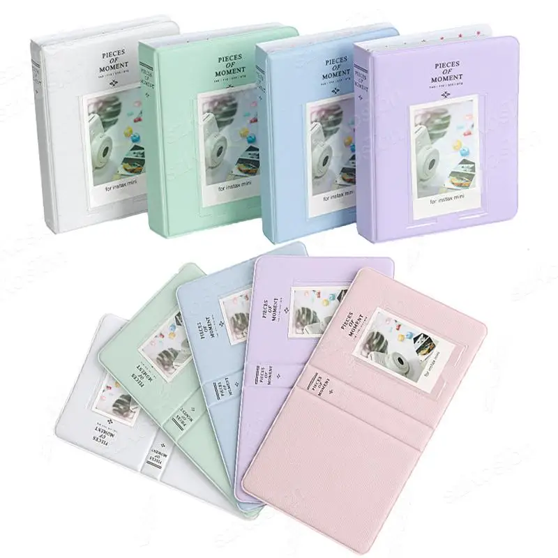 64 Sheets Instant Camera Photo Album Collection Book Tickets 3 Inch Pictures Storage Case for Fujifilm Instax Mini 12/11/9