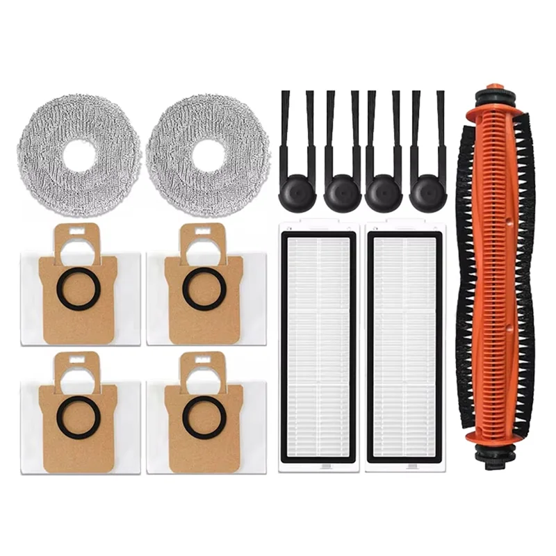 

【Coupon!】13PCS For Xiaomi Mijia M40S / OV31CN Vacuum Attachment Replacement Main Roller Side Brush Hepa Filter Mop Dust Bags