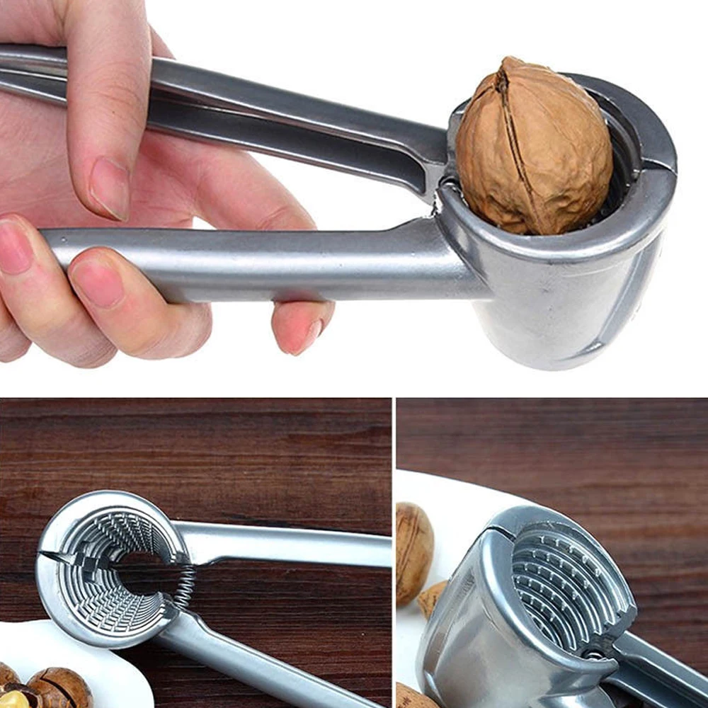 

Aluminium Nut Cracker Home Walnut Clip Nut Almond Cracker Tool Walnut Plier Opener Remover Shell Clip Kitchen Accessories