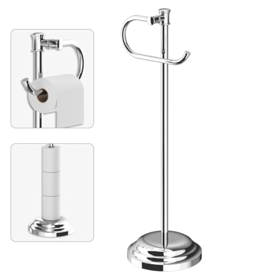 

Напольный держатель для туалетной бумаги с функцией хранения, подставка для рулонов туалетной бумаги для ванной комнаты