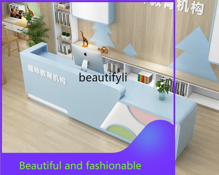 Playground Cashier Art Training Institution Front Desk Kindergarten Swimming Pool Counter
