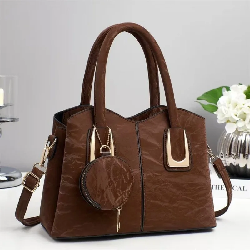 

Популярная классическая высококачественная кожаная женская сумка через плечо, роскошная брендовая элегантная модная винтажная повседневная сумка Prime Craftsmanship ​