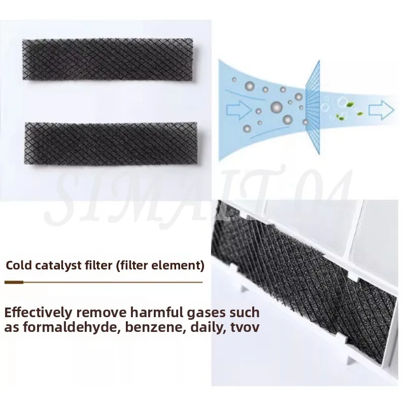 لمكيف الهواء ميديا مرشح معلق وحدة داخلية عالمية 1 حصان 1.5 ملحقات مرشح الغبار