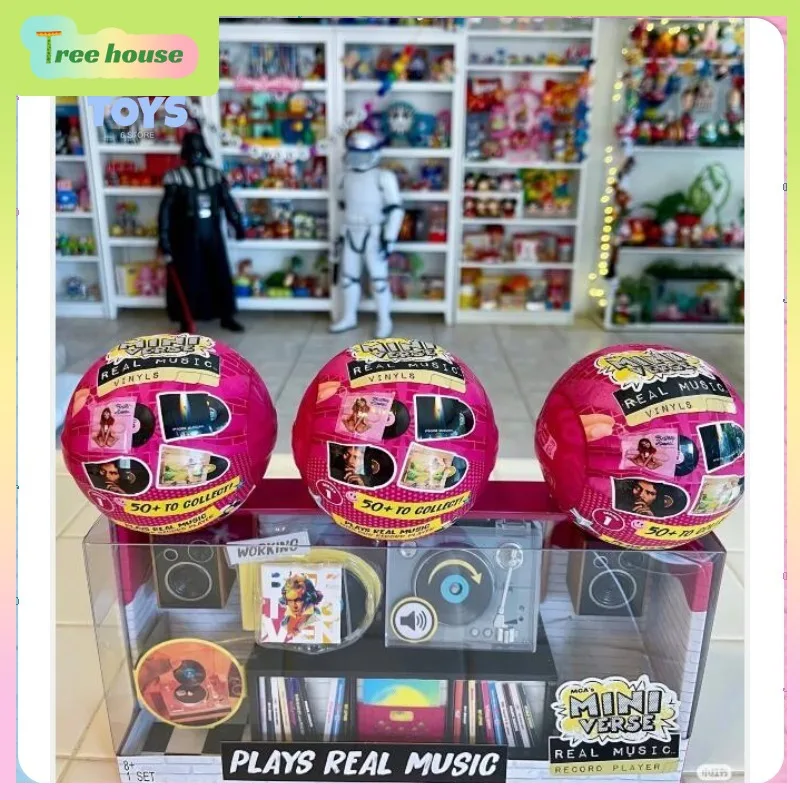 

New Miniverse 1/6 Scale Working Record Player Model - Britney & Amy Winehouse Miniature Collectible & Music Lover Gift