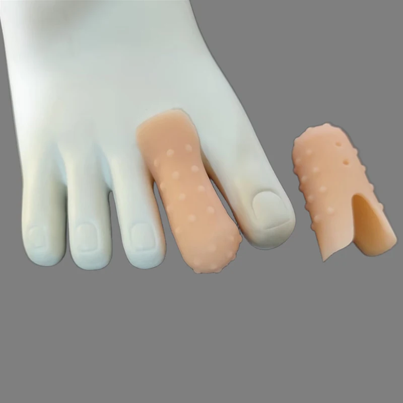 Protezioni per le dita dei piedi traspiranti nude trasparenti, cuscinetti per alluce valgo, cuscino, protezioni per le dita dei piedi, per la protezione delle unghie dei piedi incarnite