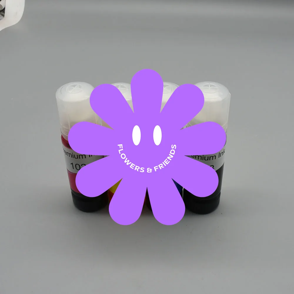 T103 103 104 Refill Dye Ink For Epson Eco Tank L1110 L3100 L3110 L3111 L3116 L3150 L3151 L3156 L3160 5190 Desktop Printer