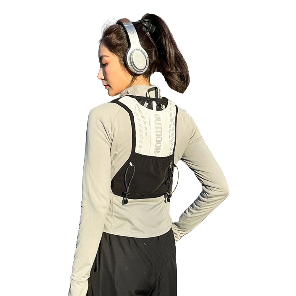 Hydration Running Vest Waterproof Lightweight Jogging Vest Reflective Water Bladder Daypack Breathable Marathon Bicycle Bag Vest