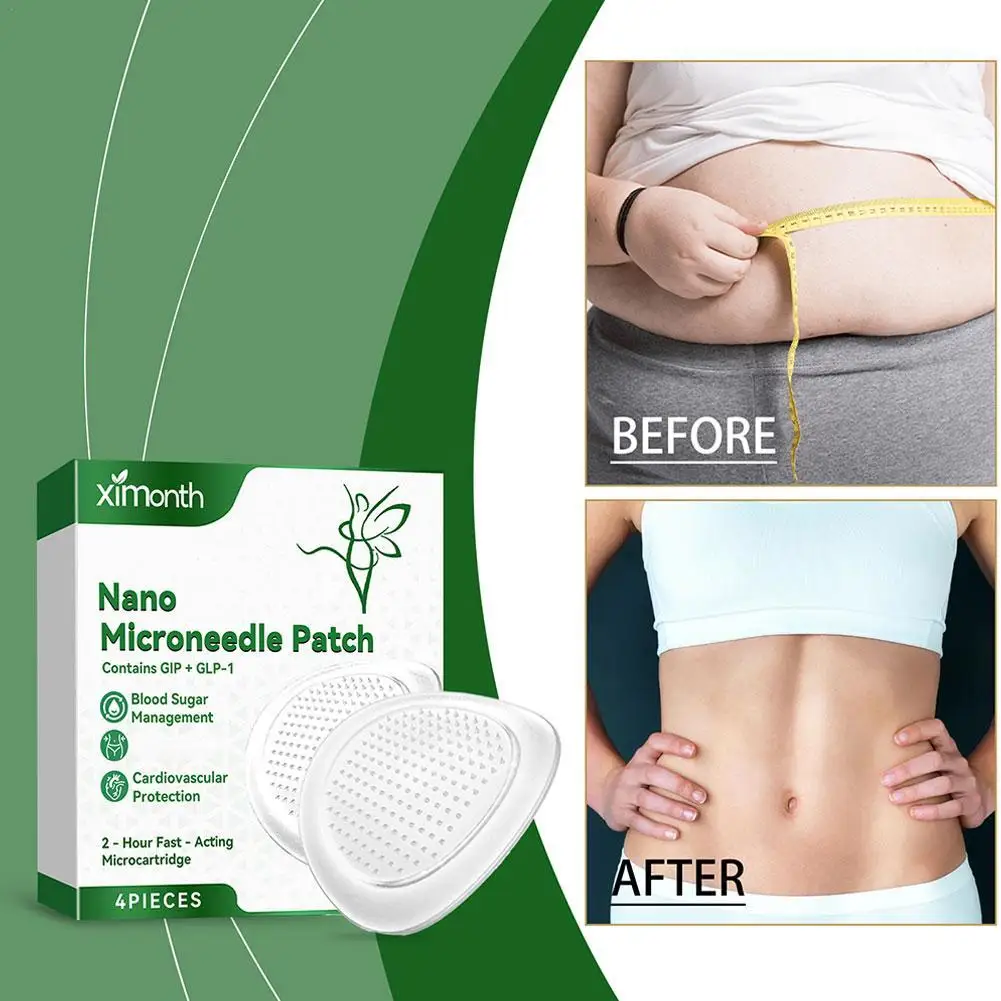 

SMGT-GLP-1 нано-микроигольный пластырь для похудения, сжигание жира, метаболическая поддержка, тонкий пластырь для похудения, пептидный пластырь для похудения ﻿