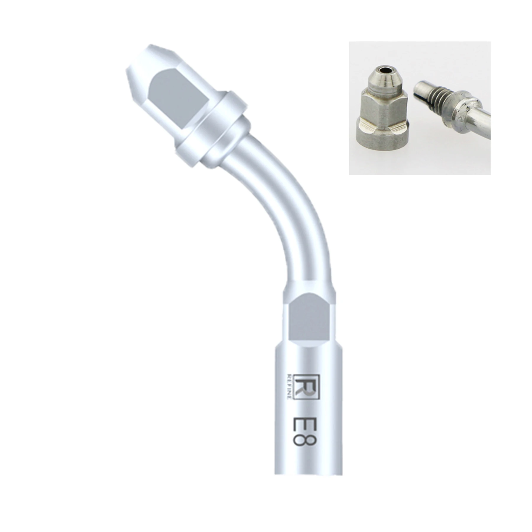 REFINE Dental Ultrasonic Scaler Insert Scaling Tips E8 For Woodpecker MECTRON EMS