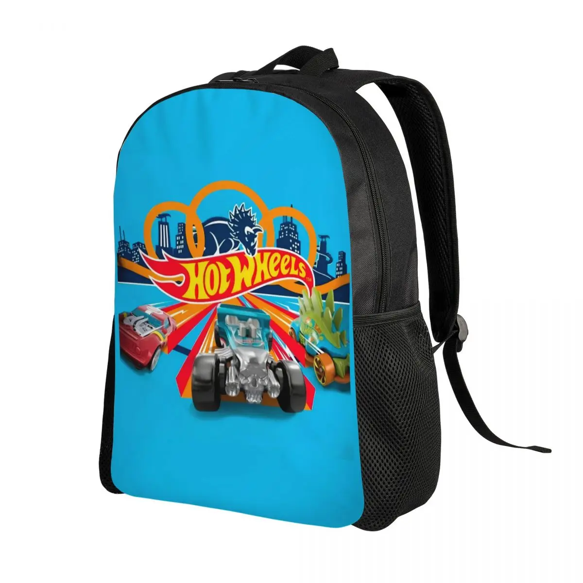 Personalized Hot-Wheels Scale Model Cars Backpacks Men Women Basic Bookbag for School College Bags