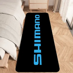 S-Shimano Floor Mat Graphic Printed Flannel Doormats for Bathroom Kitchen Entrance Carpet Home Decor