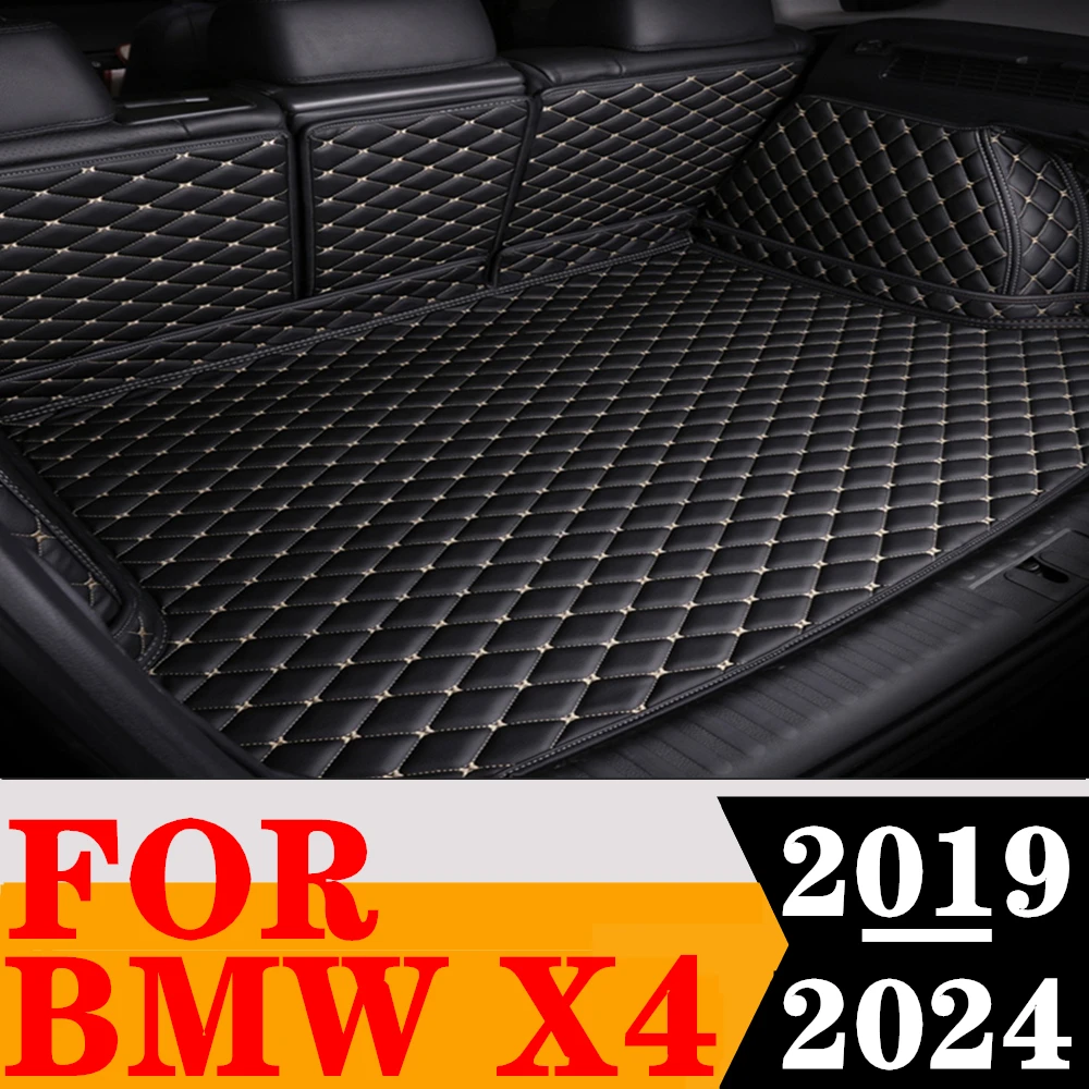 

Custom Full Set Car Trunk Mat For BMW X4 2024 2023 2022-2019 Rear Cargo Liner Tail Boot Tray luggage Pad Vehicles Carpet Parts