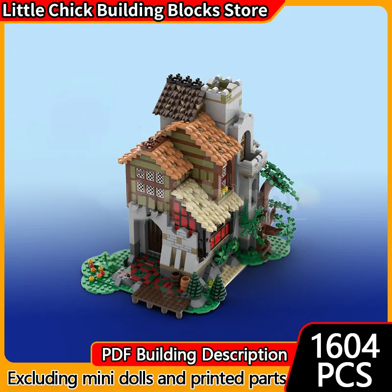 

Street View Model MOC Building Bricks Mysterious Island Secret Realm Modular Technology Children Holiday Gifts Assemble Toy Suit