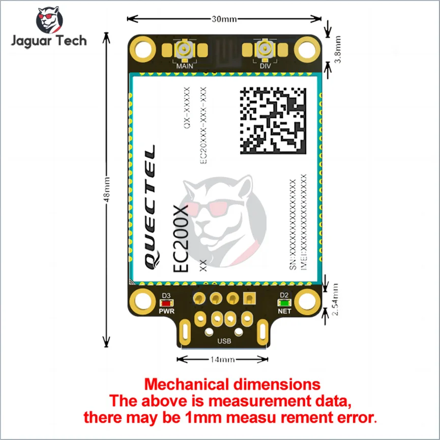 Quectel EC200A EC200A-EUHA LTE Cat 4 Module LTE USB Dongle With Case And Internal Antenna USB2.0 Upload 50Mbps D 150Mbps