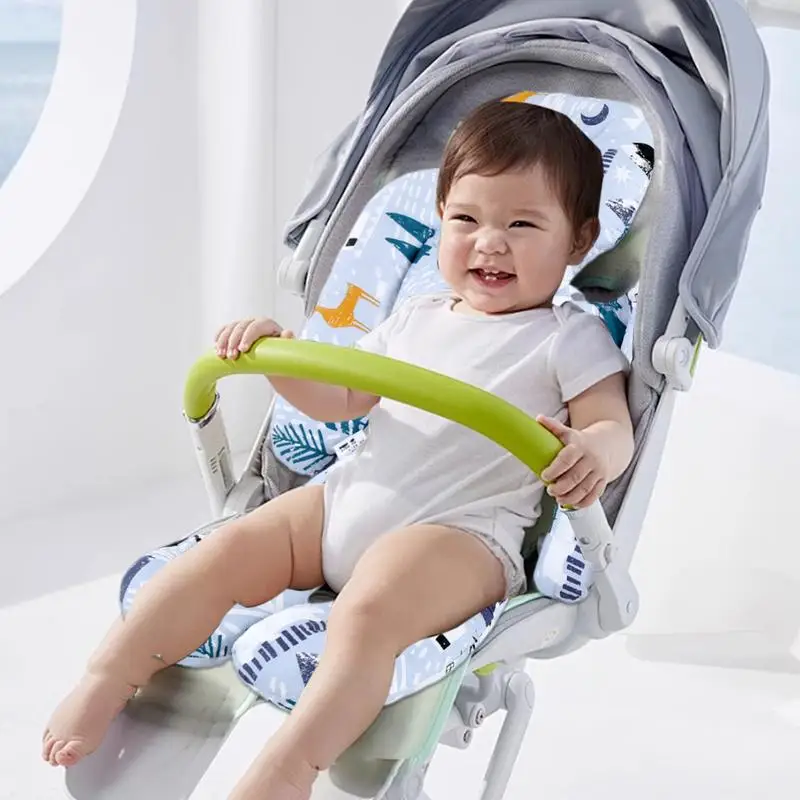 Kereta bayi masukkan kereta bayi kepala penopang badan, masukkan bantal kereta bayi desain lima titik untuk kursi mobil dan Bab