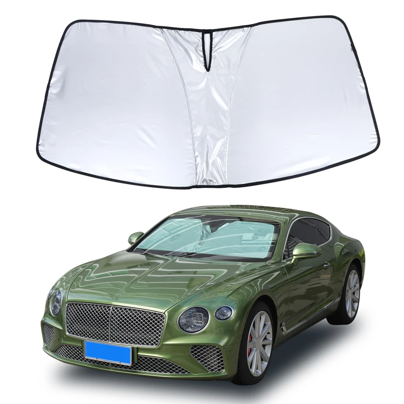 Für Bentley GT Auto Frontscheibe Sonnenschirm UV-Schutz Faltbare Schatten Sonnenschutz Windschutzscheibe Visier Abdeckung