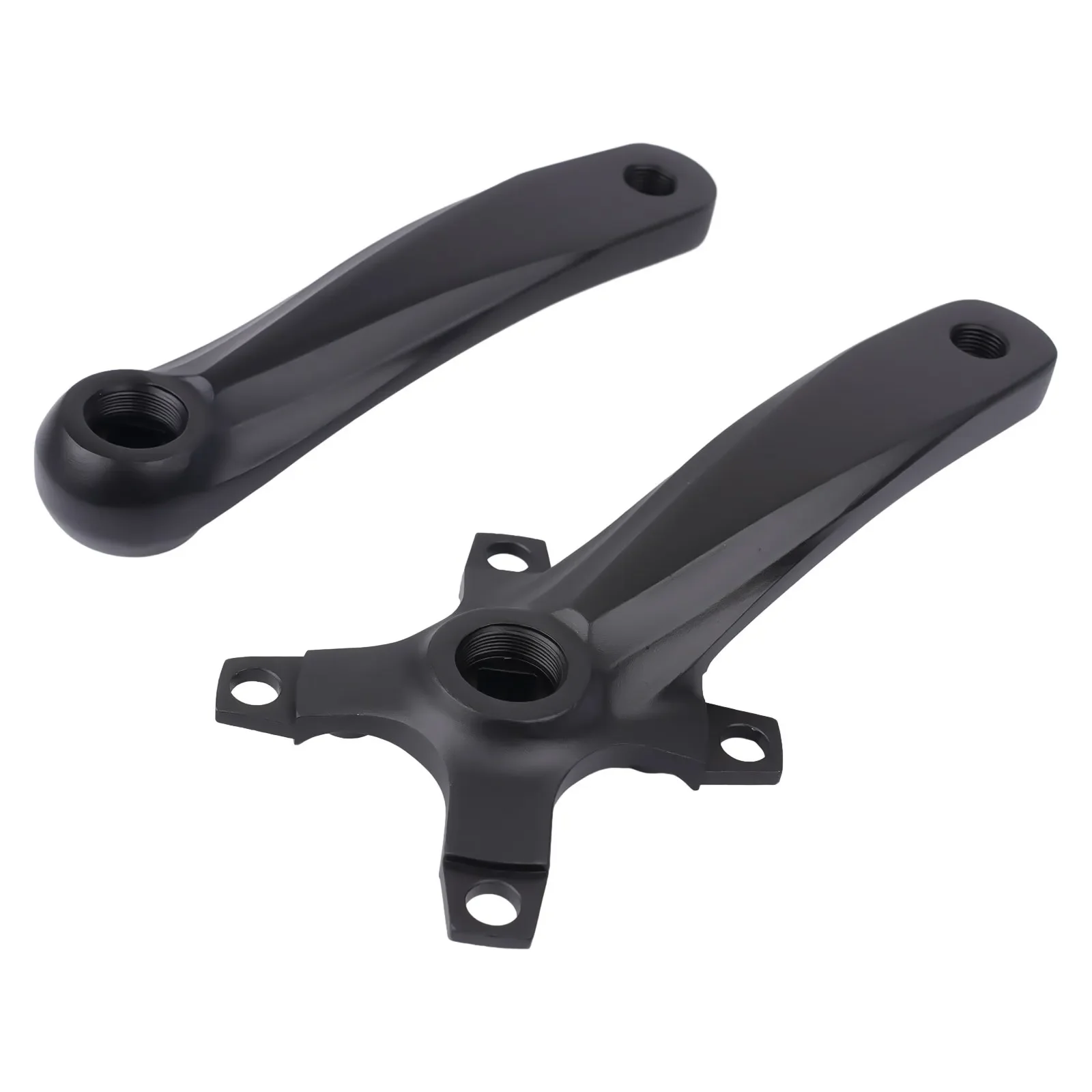 Bicycle Crank Set Bicycle Tooth Plate Crank Leg Aluminum Alloy Black 23*10*8cm Speed:7-12S High Quality BCD104mm