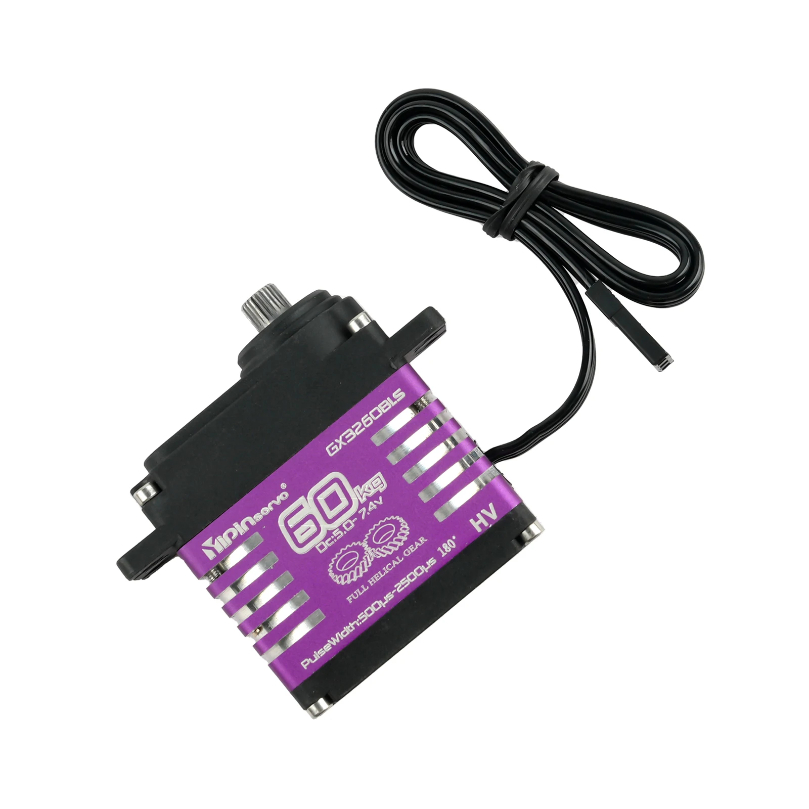 YP3260BLS 60 キロブラシレスデジタルサーボメタルギア 5.0-7.4V 高トルク 180/270/360 度防水 RC ロボットカー DIY