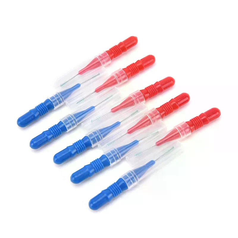 50X Clean Tooth Floss Head Hygiene Dental Plastic Interdental Brush Toothpick
