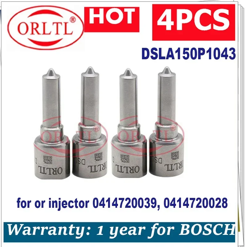 

0433175304 DSLA150P1043 для дизельных двигателей Volkswagen 0414720039 0414720028 0414720021 0414720013 Оригинальные форсунки, 4 шт.