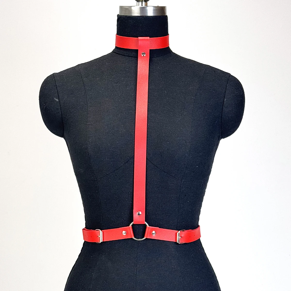 

Женский кожаный ремень в стиле панк, готический уличный стиль, модный корсет на подтяжках, украшения, аксессуары