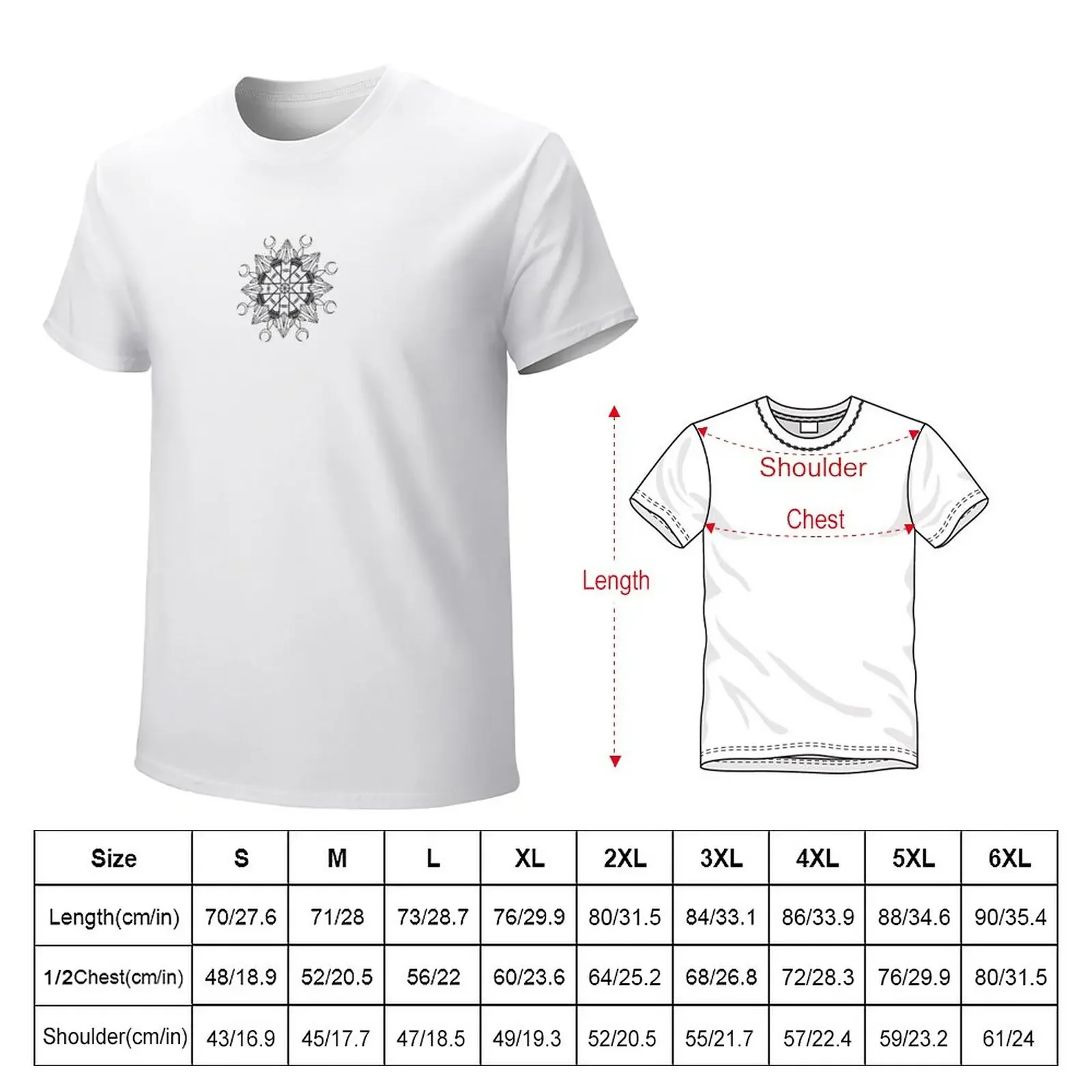 Katar Mandala T-Shirt Short sleeve tee quick drying tees mens workout shirts