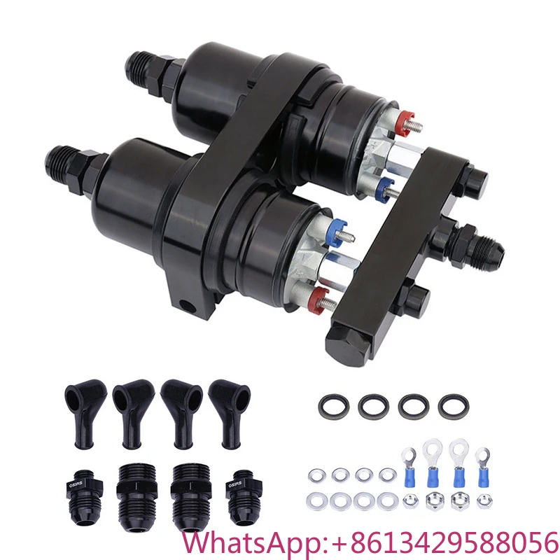 

1200HP+ 380LPH HI FLOW Twin FUEL PUMPS 044 with BRACKET KIT