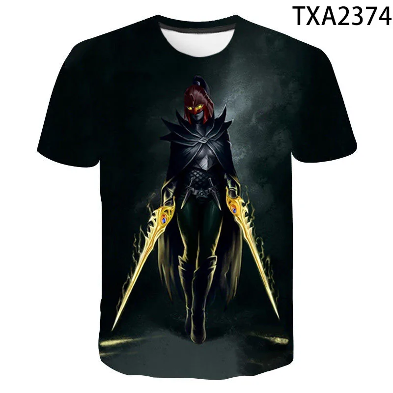الرجال والنساء ثلاثية الأبعاد المطبوعة تي شيرت ، دوتا 2 ، الرعب القمم ، قصيرة الأكمام ، بارد تيز ، الفتيان ، الفتيات ، الأطفال ، الاطفال ، الموضة ، الصيف