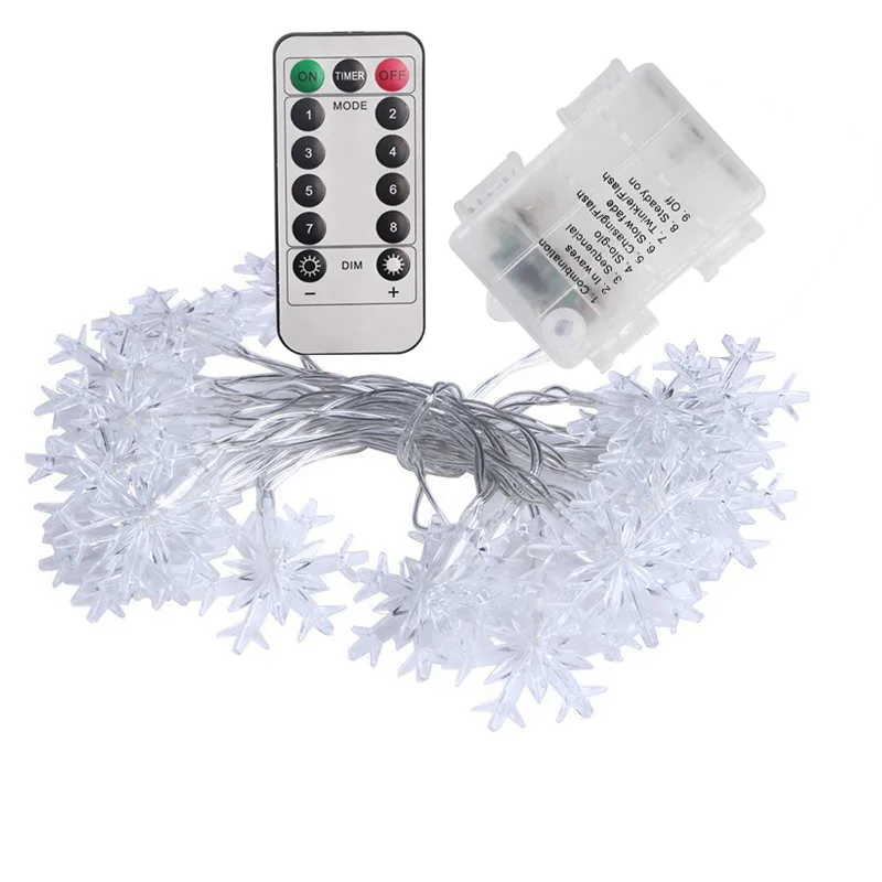 Snow Fairy Light Night Light LED Color Light String Remote Control Battery Box